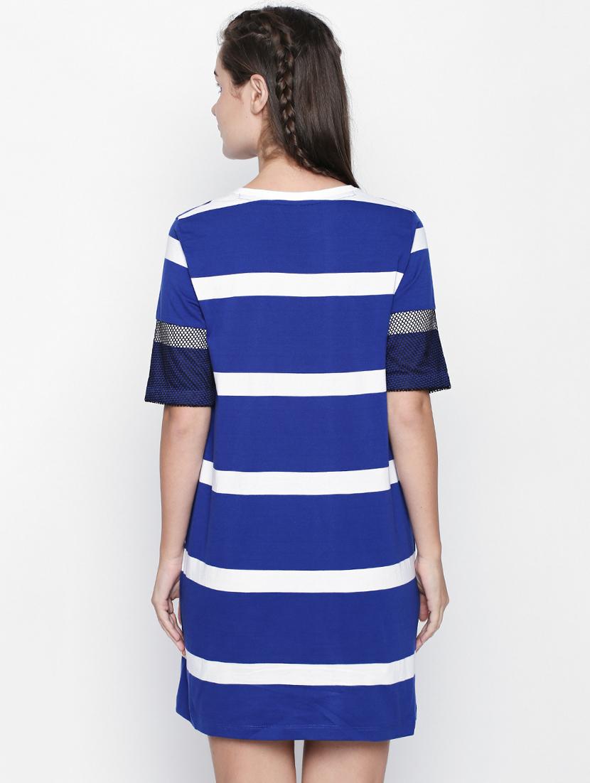 striped sporty shift dress - 16269923 - Zoom Image - 3