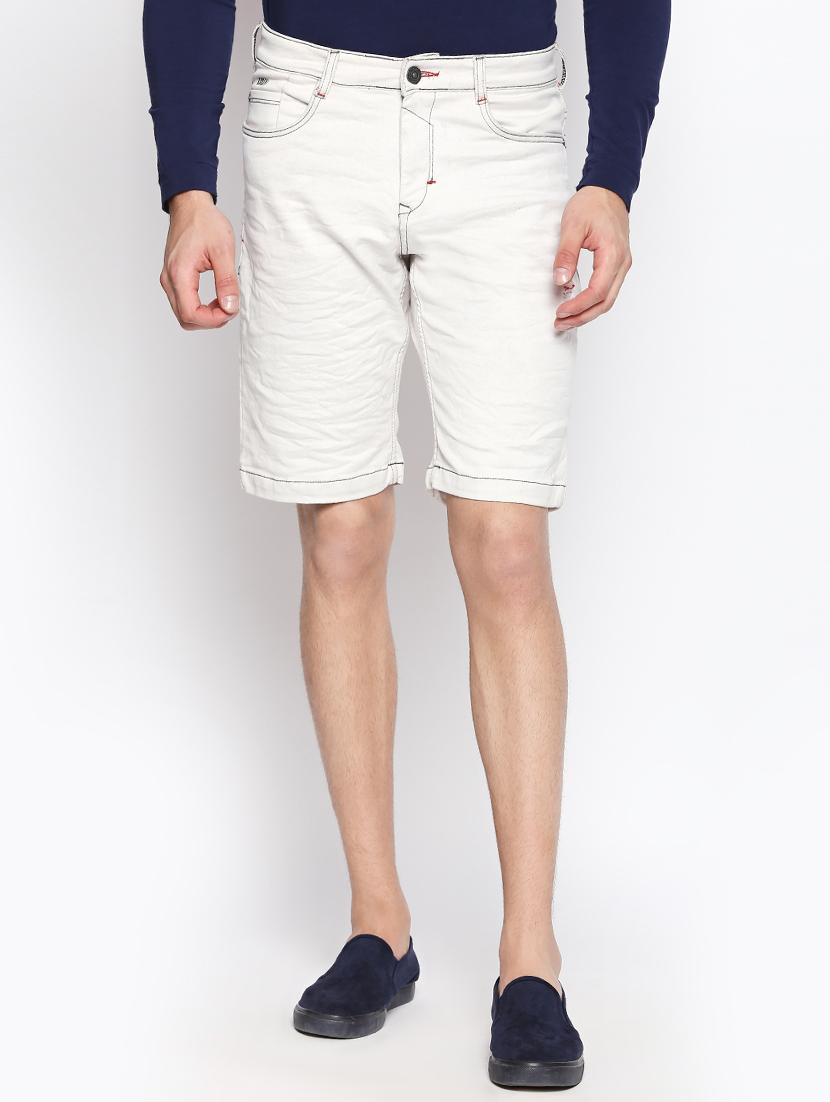 white denim shorts - 16269940 - Zoom Image - 1