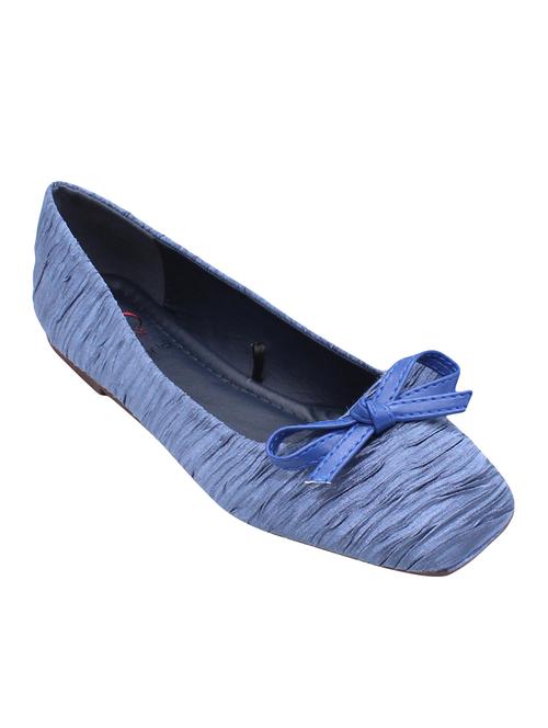 blue slip on ballerinas - 16270156 - Standard Image - 1