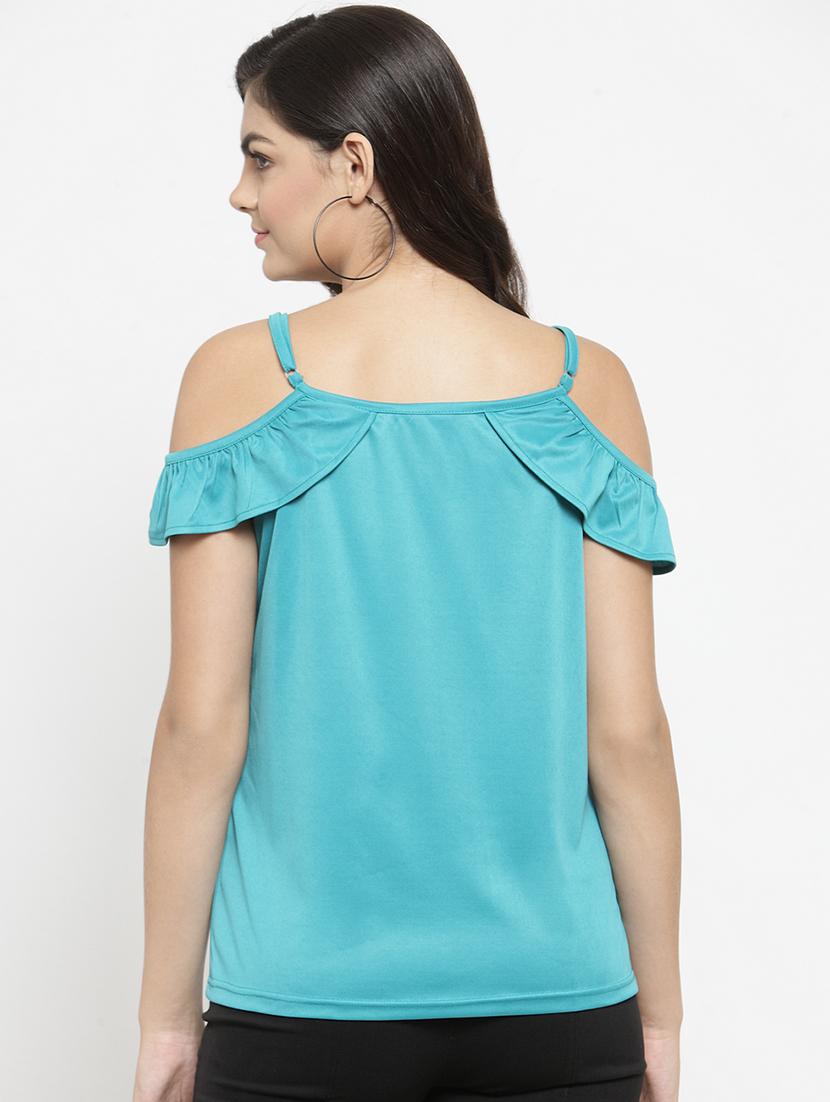 keyhole neck cols shoulder top - 16270189 - Zoom Image - 3
