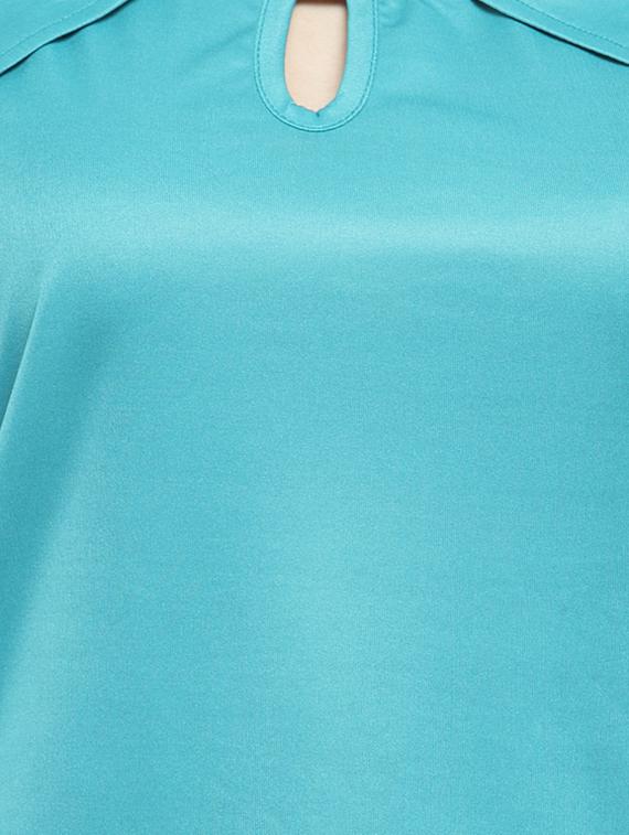 keyhole neck cols shoulder top - 16270189 - Zoom Image - 5