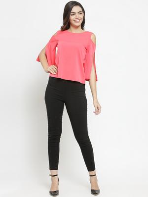 slit sleeved cold shou; - 16270191 - Standard Image - 4