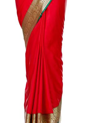floral zari border banarasi saree with blouse - 16270705 - Standard Image - 3