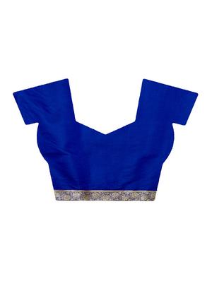 floral zari motif banarasi saree with blouse - 16270755 - Standard Image - 4