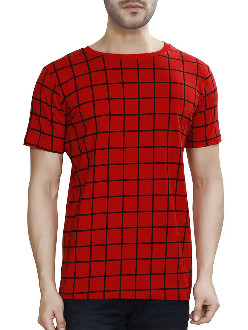 red checkered tshirt - 16270999 - Zoom Image - 1