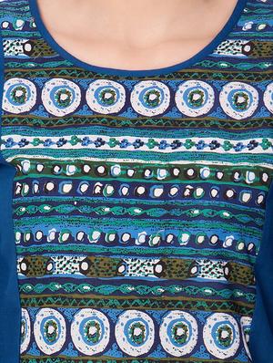printed straight kurta - 16271190 - Standard Image - 4