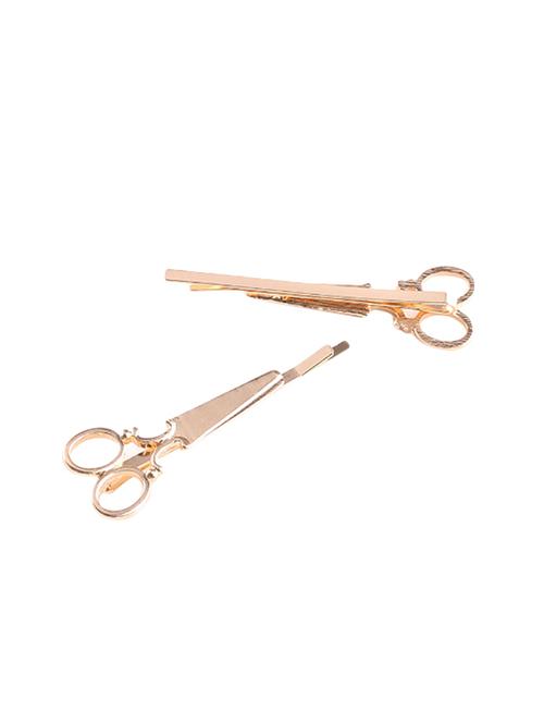 ferosh gold scissor hairclips for women & girls - 16271245 - Very Small Image - 1