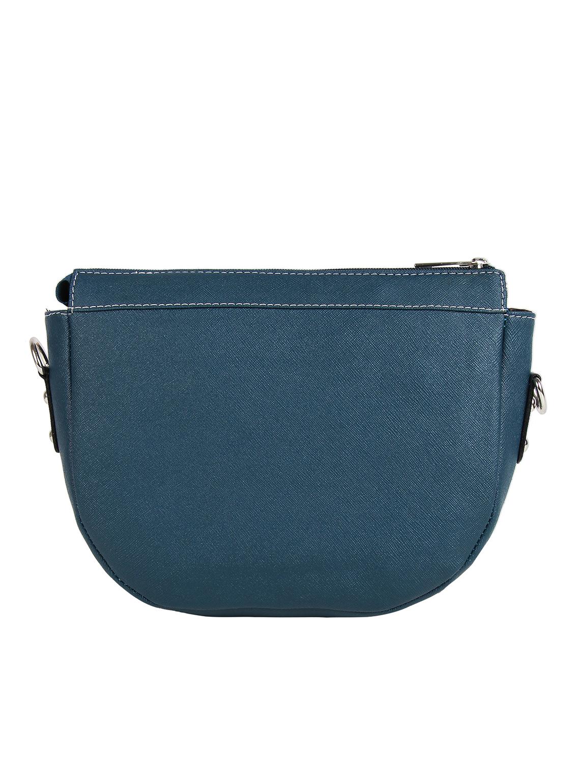 blue leatherette (pu) regular sling bag - 16271781 - Zoom Image - 2