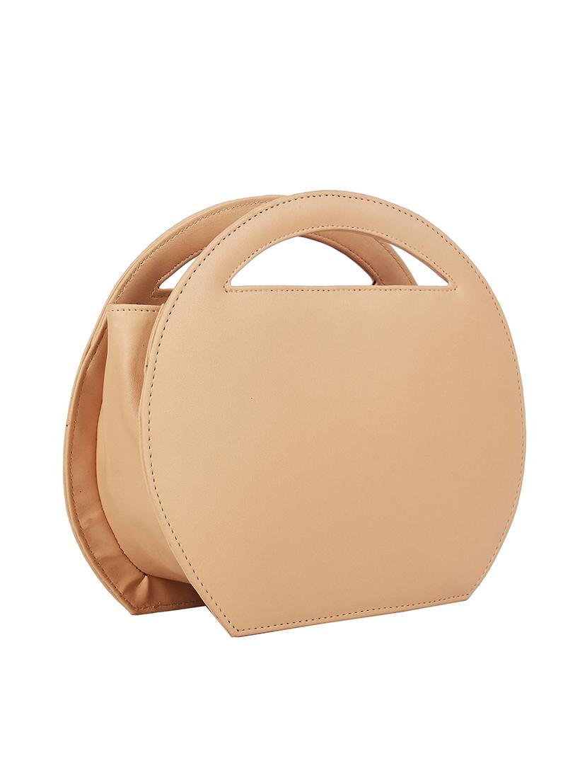 pink leatherette (pu) regular sling bag - 16271814 - Zoom Image - 4