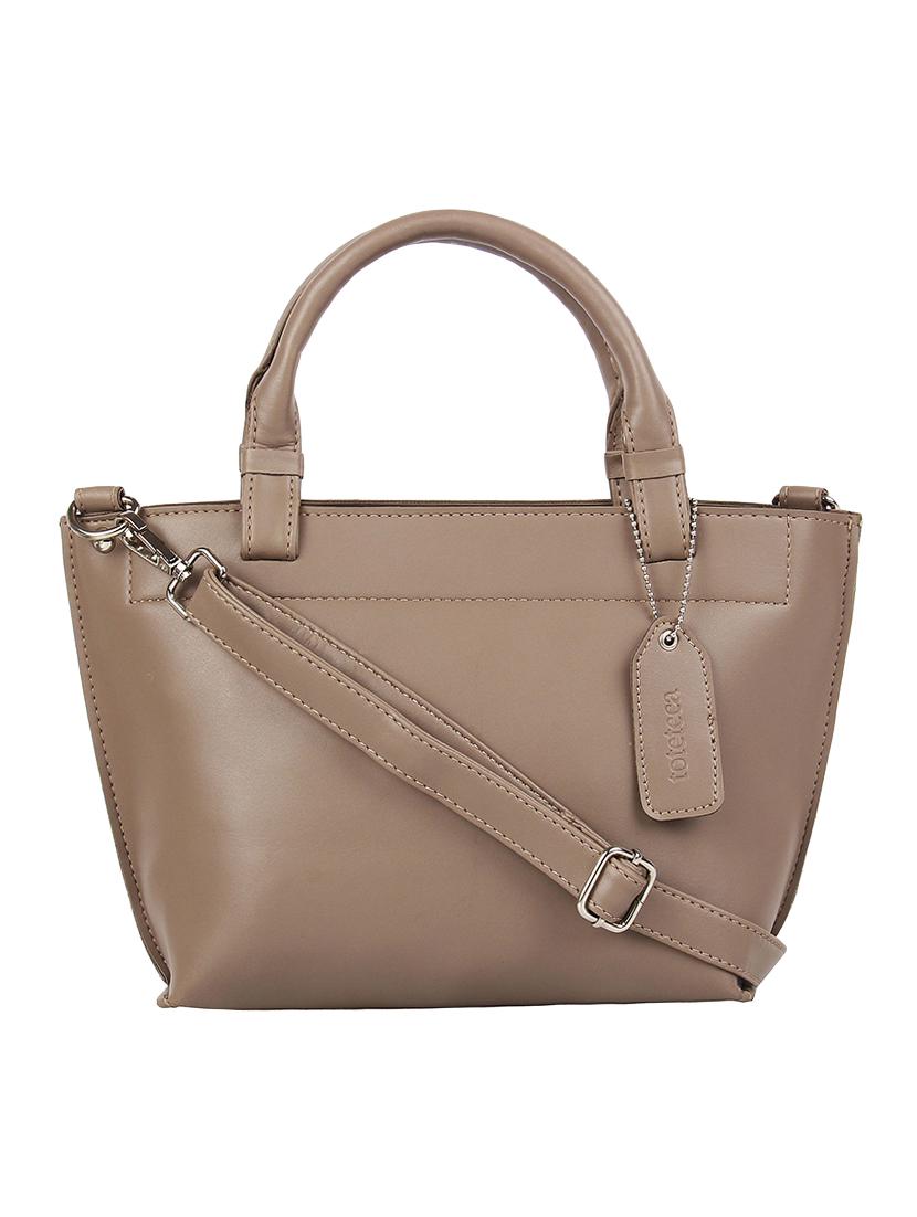 brown leatherette (pu) regular sling bag - 16271834 - Zoom Image - 1