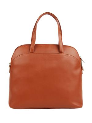tan leatherette (pu) regular handbag - 16271842 - Standard Image - 2