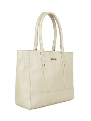gold leatherette (pu) regular handbag - 16271873 - Standard Image - 4