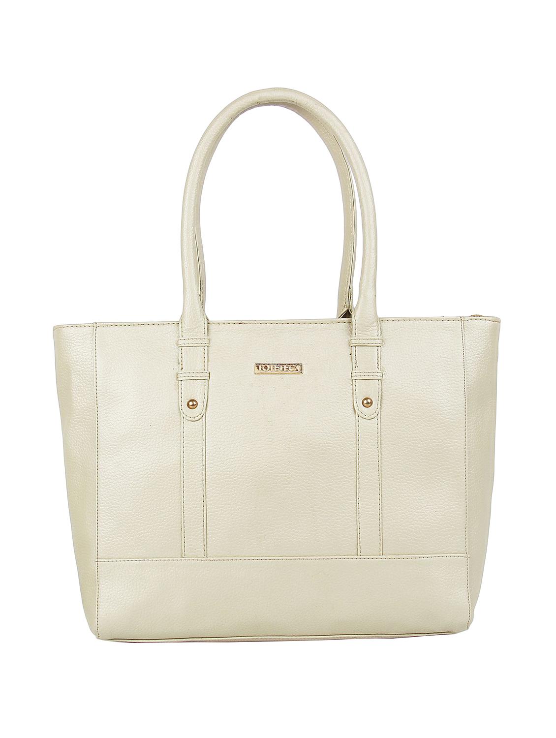 gold leatherette (pu) regular handbag - 16271873 - Zoom Image - 1
