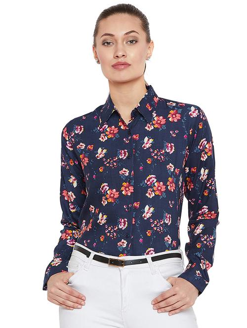 long sleeved floral shirt - 16272683 - Standard Image - 1
