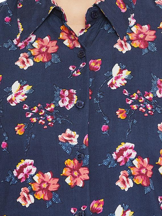 long sleeved floral shirt - 16272683 - Zoom Image - 5