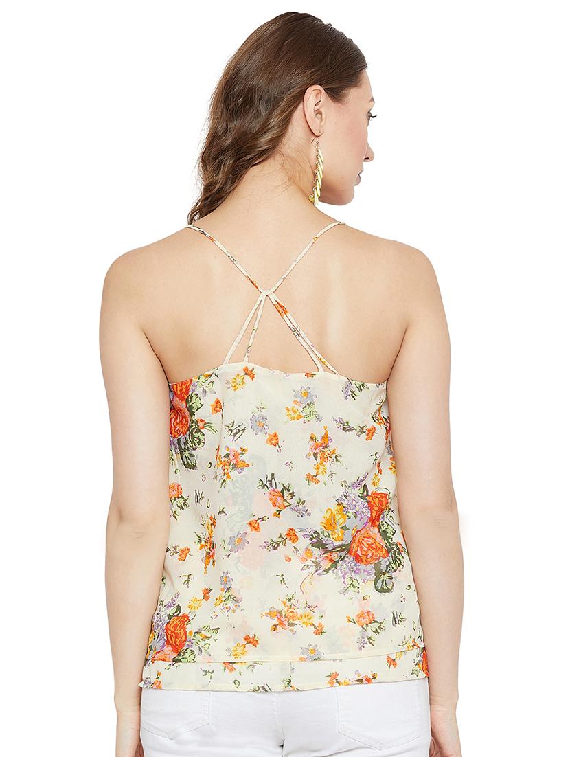 floral layered cami top - 16272692 - Zoom Image - 3