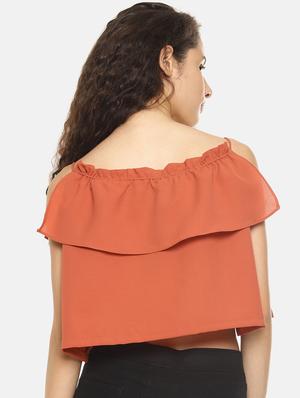 tie up layered crop top - 16272959 - Standard Image - 3