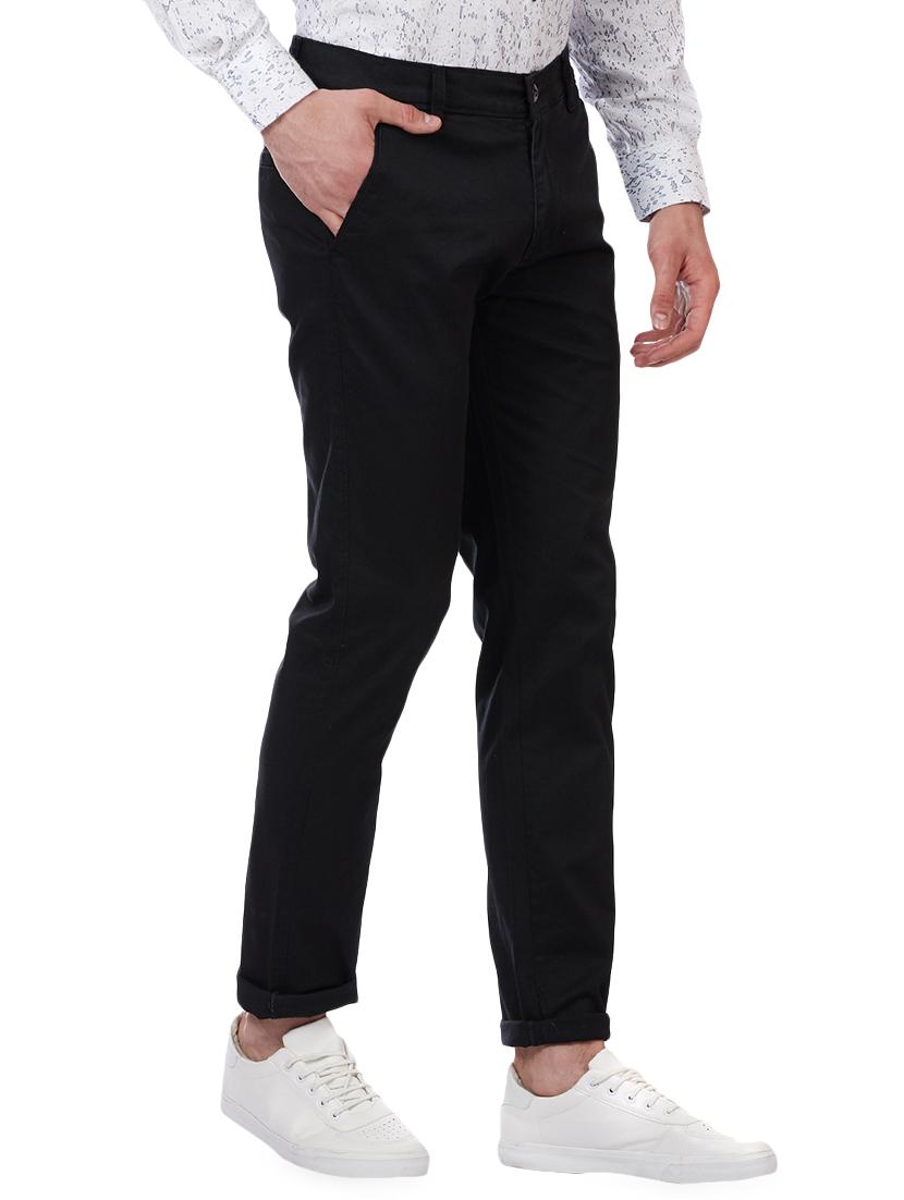black solid chinos - 16273057 - Zoom Image - 2