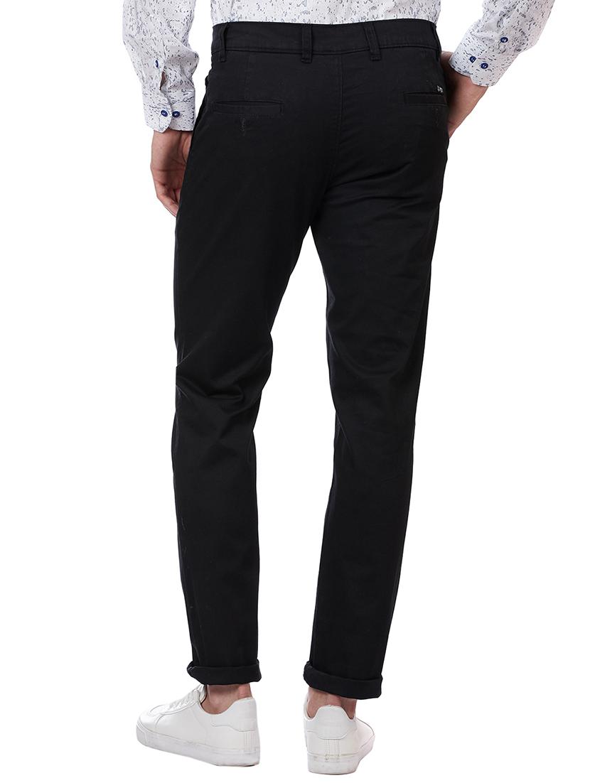 black solid chinos - 16273057 - Zoom Image - 3
