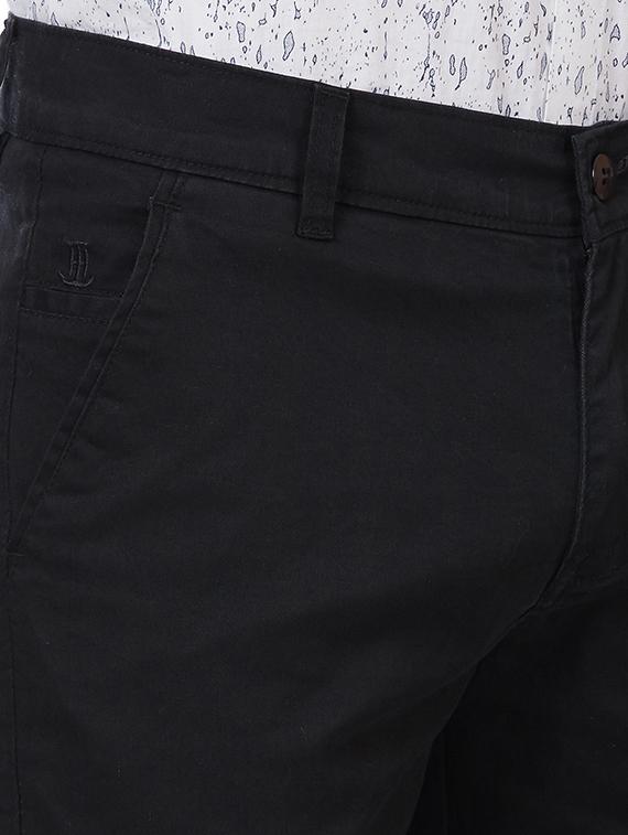 black solid chinos - 16273057 - Zoom Image - 5