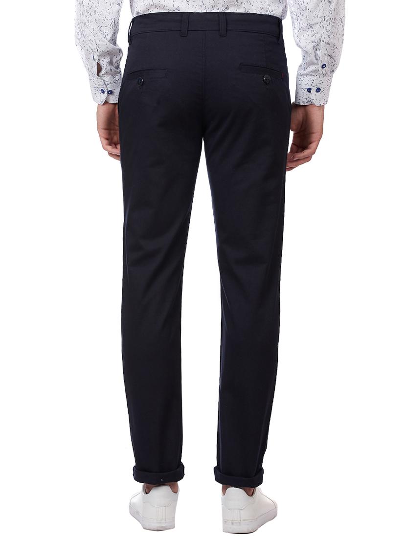 blue solid chinos - 16273058 - Zoom Image - 3