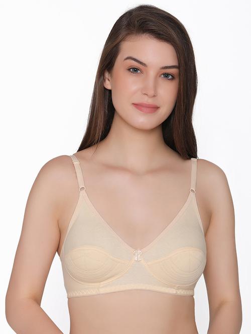 bow patch solid bra - 16273198 - Standard Image - 1