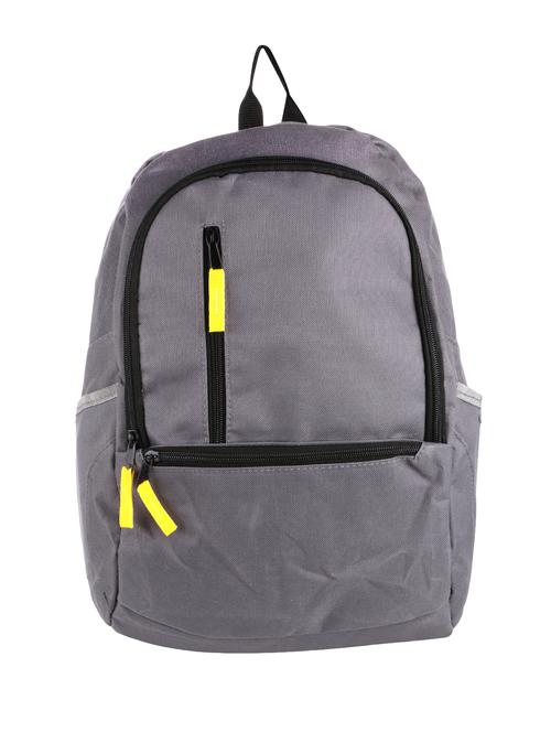 grey leatherette (pu) regular backpack - 16273540 - Standard Image - 1
