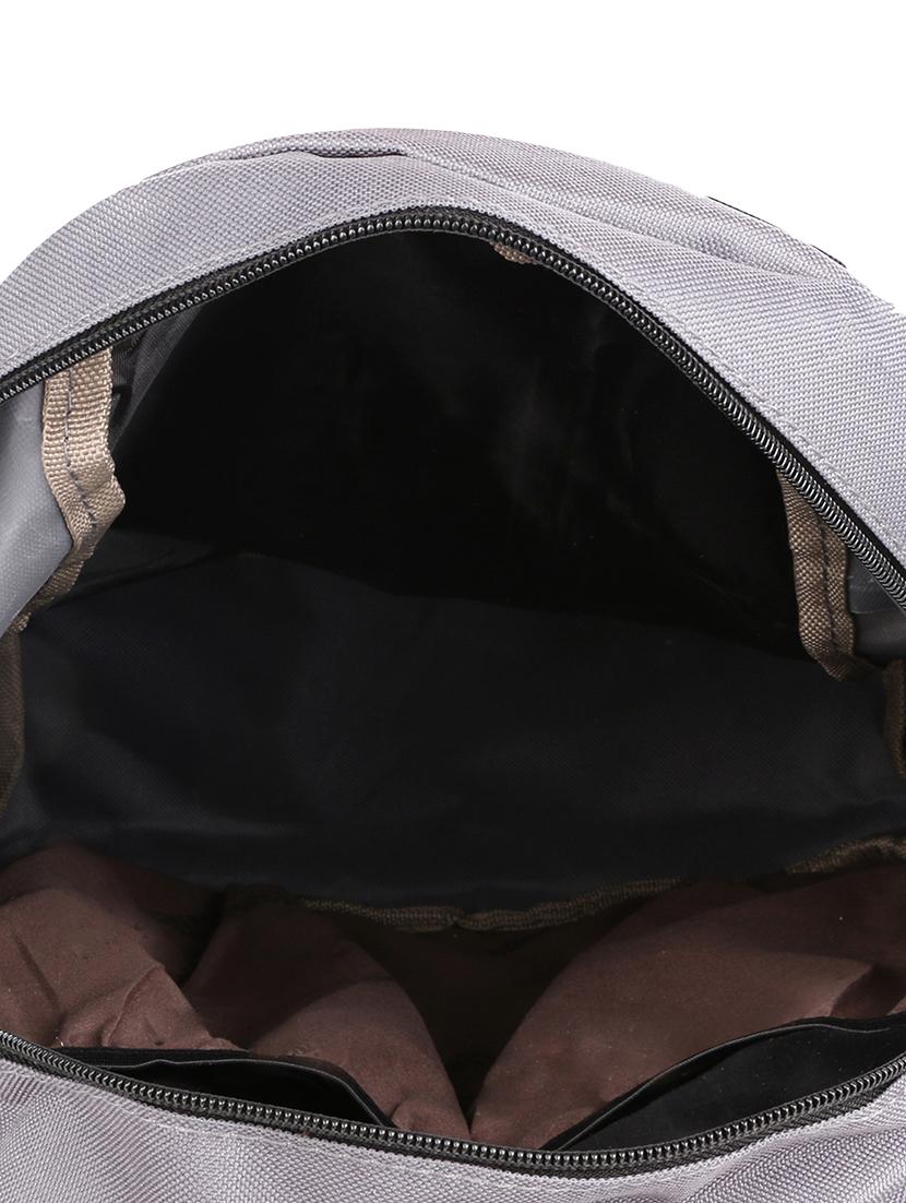 grey leatherette (pu) regular backpack - 16273540 - Zoom Image - 3