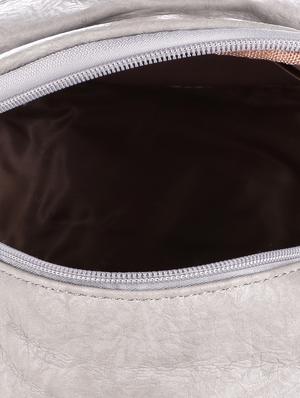 grey leatherette (pu) regular backpack - 16273544 - Standard Image - 3