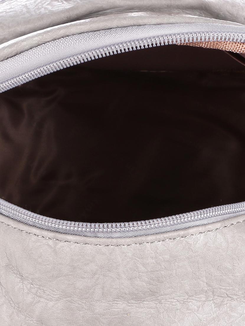 grey leatherette (pu) regular backpack - 16273544 - Zoom Image - 3
