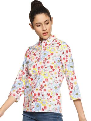 button up printed shirt - 16273718 - Standard Image - 2