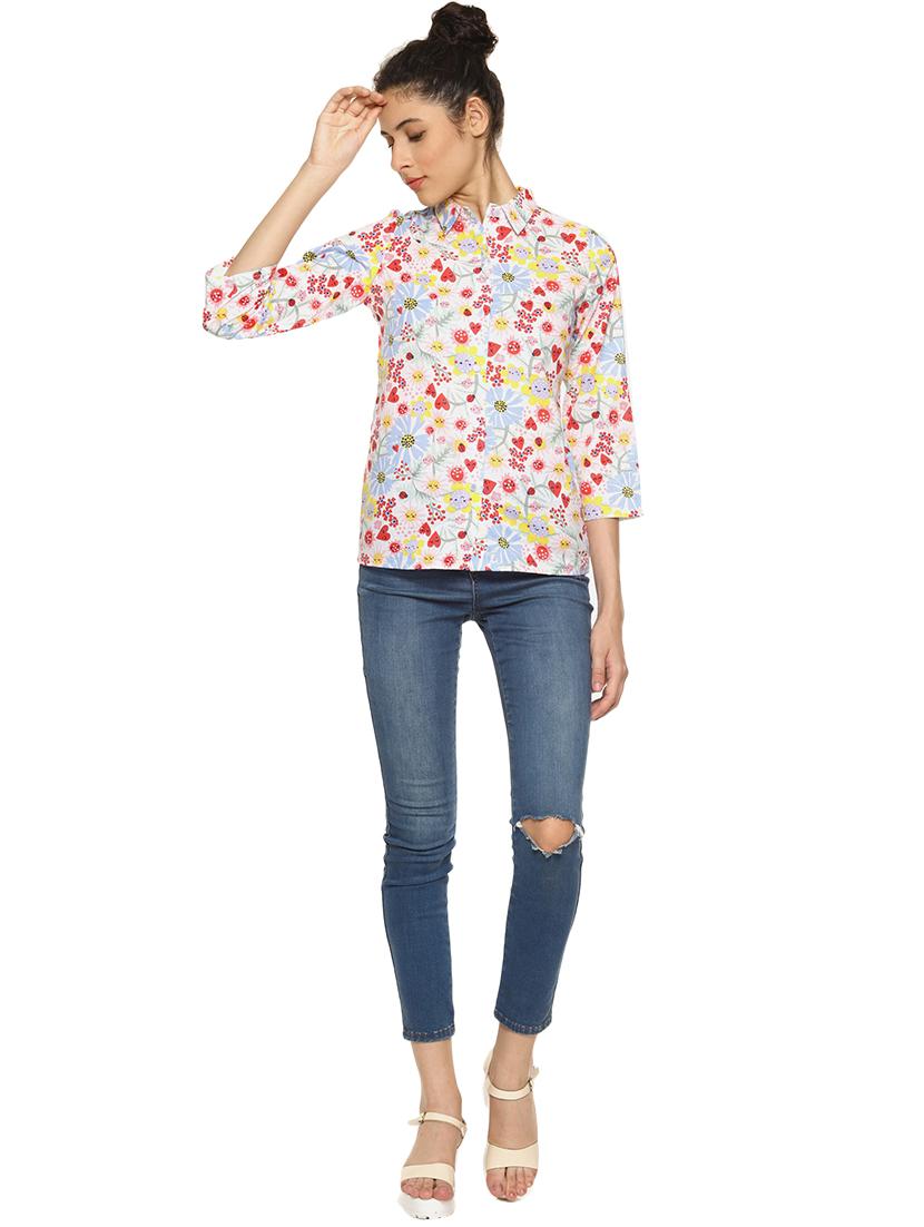 button up printed shirt - 16273718 - Zoom Image - 4