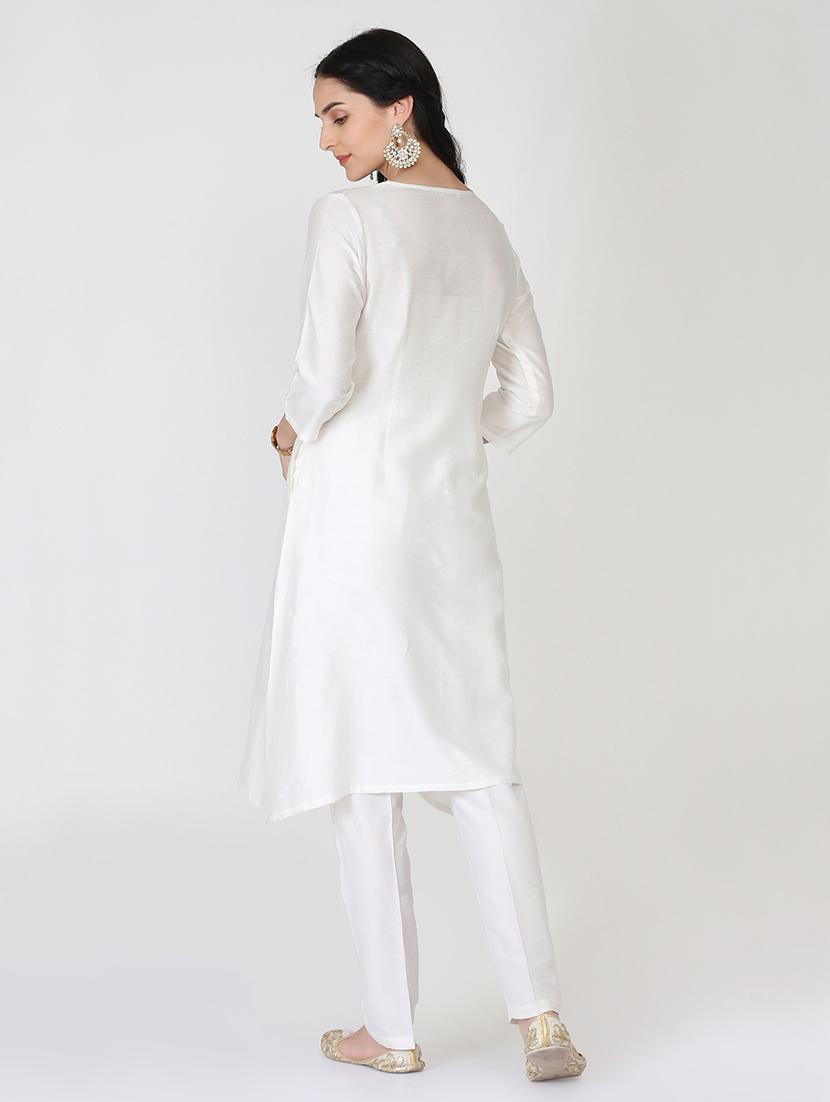 solid kurta pant set - 16273875 - Zoom Image - 3