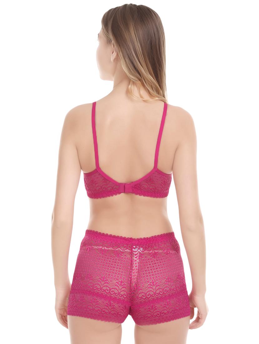 set of 2 laced bra & panty set - 16273891 - Zoom Image - 5