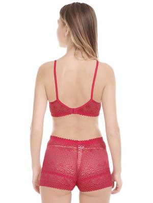 set of 3 laced bra & panty set - 16273893 - Standard Image - 3