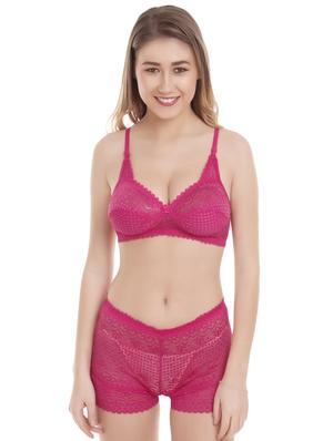 set of 3 laced bra & panty set - 16273893 - Standard Image - 4