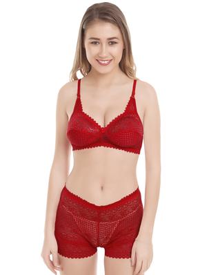 set of 3 laced bra & panty set - 16273893 - Standard Image - 6
