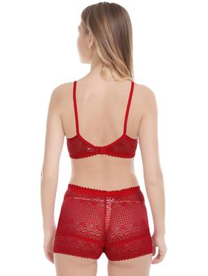 set of 3 laced bra & panty set - 16273893 - Standard Image - 7