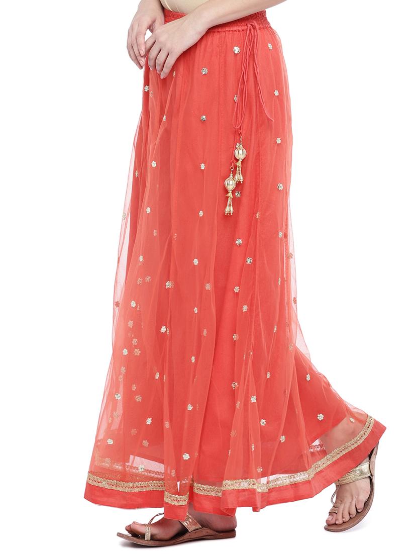 sequined flared skirt - 16274190 - Zoom Image - 2