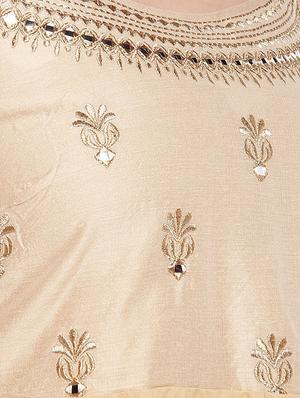 embroidered fit & flare ethnic dress - 16274240 - Standard Image - 4