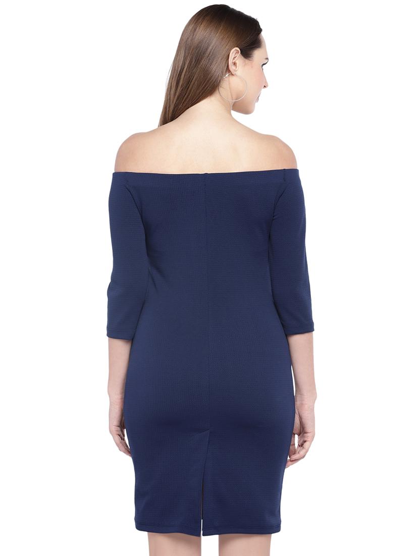 off shoulder bodycon dress - 16274257 - Zoom Image - 3