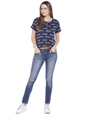 quirky text boxy tee - 16274265 - Standard Image - 4