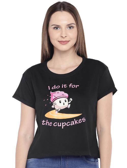 quirky print boxy tee - 16274270 - Standard Image - 1