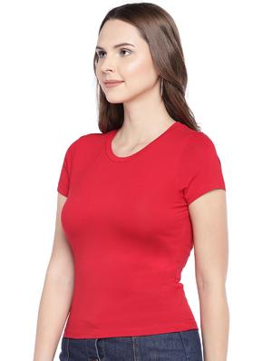 scoop neck solid top - 16274291 - Standard Image - 2