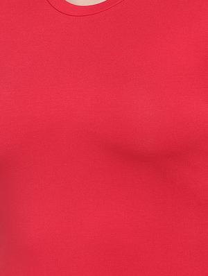 scoop neck solid top - 16274291 - Standard Image - 5