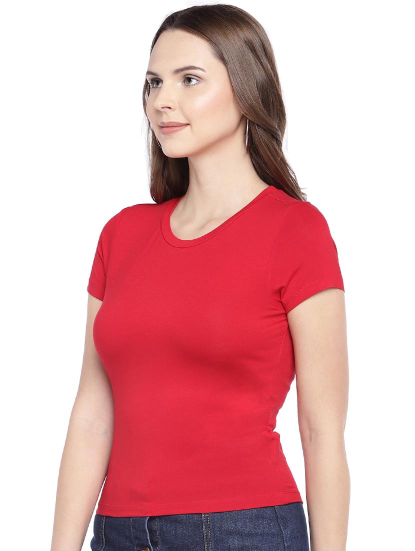 scoop neck solid top - 16274291 - Zoom Image - 2