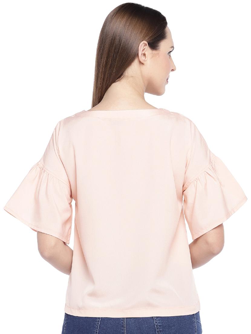 ruffle detail solid top - 16274294 - Zoom Image - 3