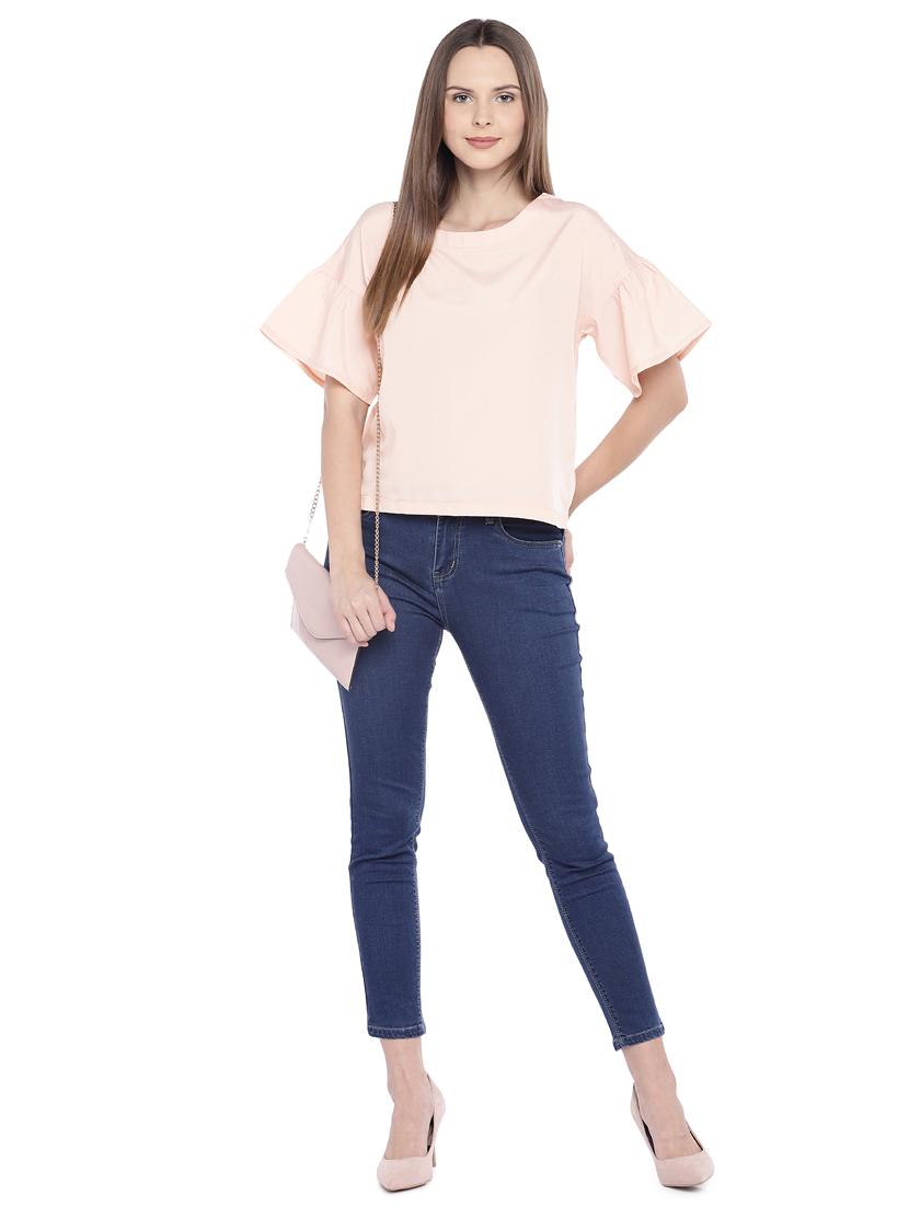 ruffle detail solid top - 16274294 - Zoom Image - 4