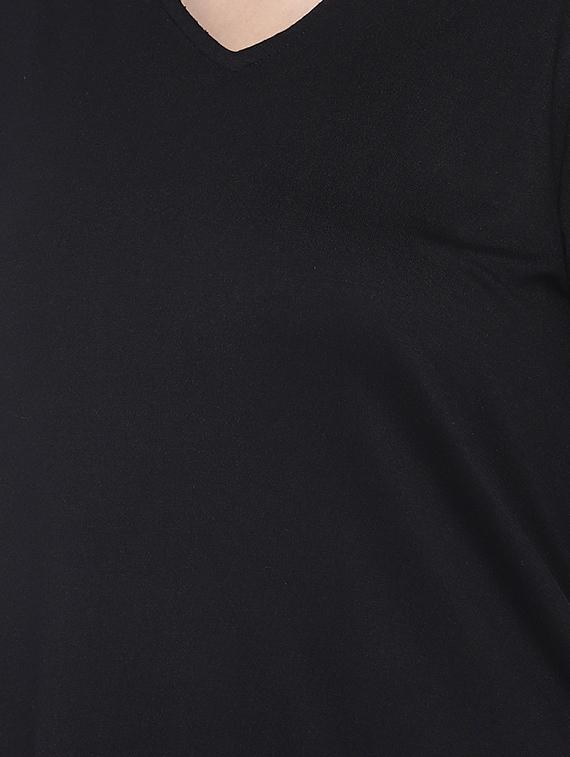 mesh panel choker neck top - 16274304 - Zoom Image - 5