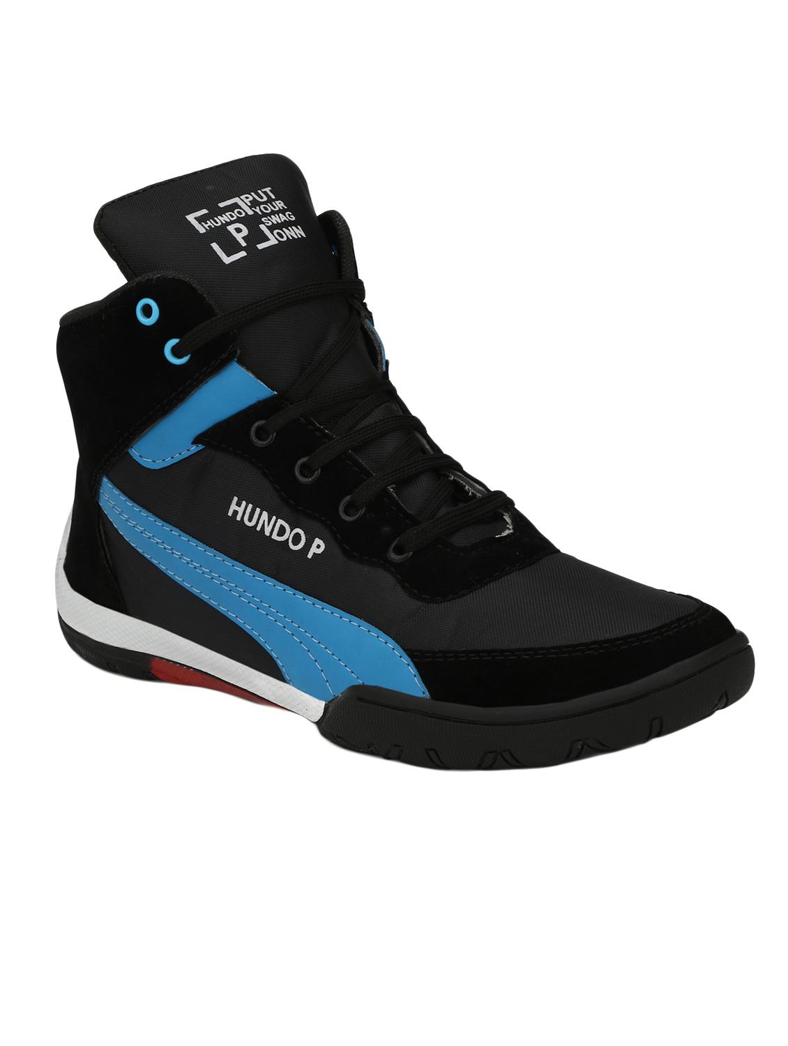black canvas lace up sport shoes - 16274476 - Zoom Image - 1